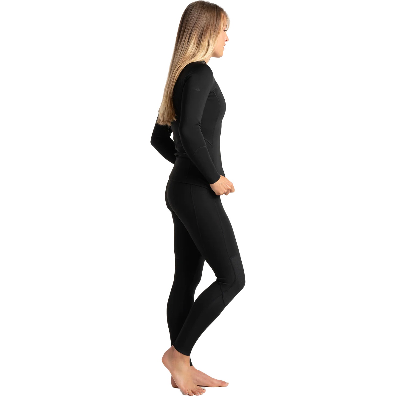 2025 C-skins Kvinder Solace 1.5mm Våddragtsbukser C-so15le - Sort / Hvid